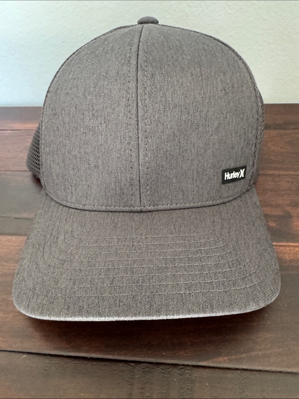 Hurley Gray Mesh Back Trucker Hat
